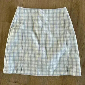 Brandy Melville Plaid Mini Skirt